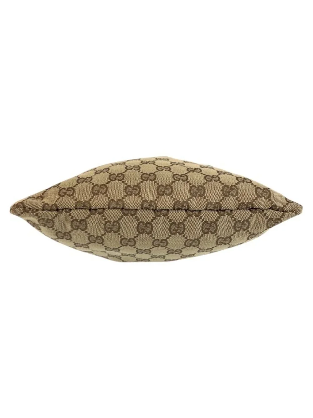 Gucci Beige Brown GG Canvas 014 Drawstring Pouch